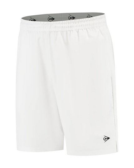 Dunlop Club Mens Woven Shorts 7 Inch white front