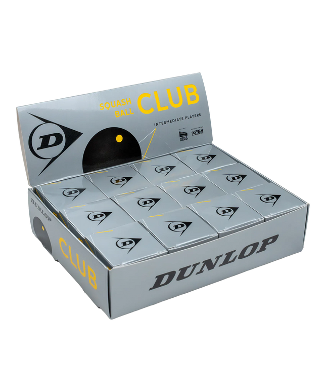 Dunlop Club Squash Ball box of 12