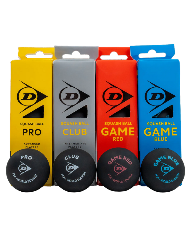 Dunlop Mixed Pack 4x 3 Ball Box