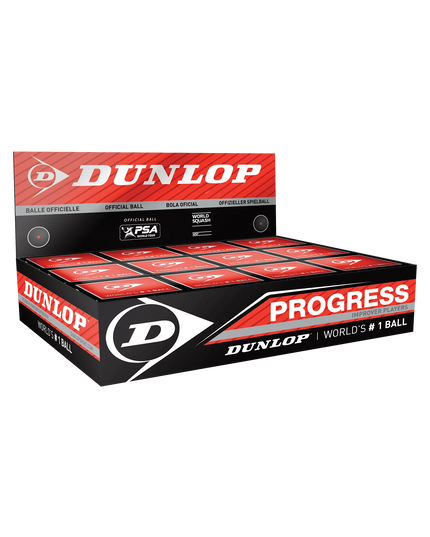 Dunlop Progress Squash Ball box of 12