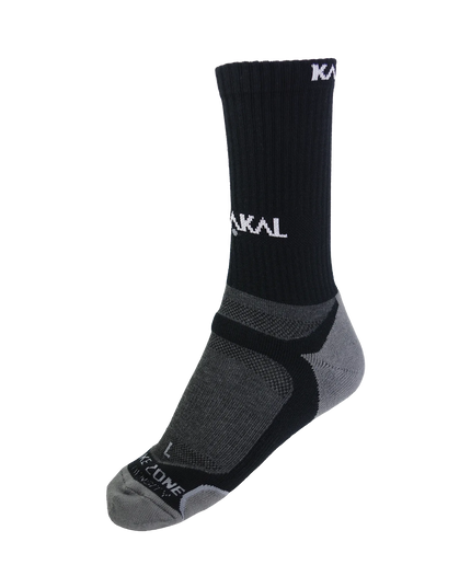 Karakal X4+ Men's Mid Calf Technical Socks black grey