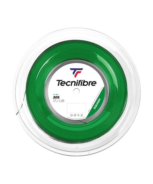 Tecnifibre 305 Squash 1.25 Green - Reel 200 m
