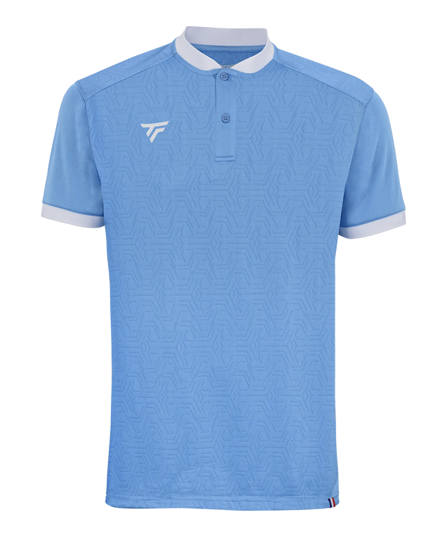 Tecnifibre Team Mesh Polo light blue front