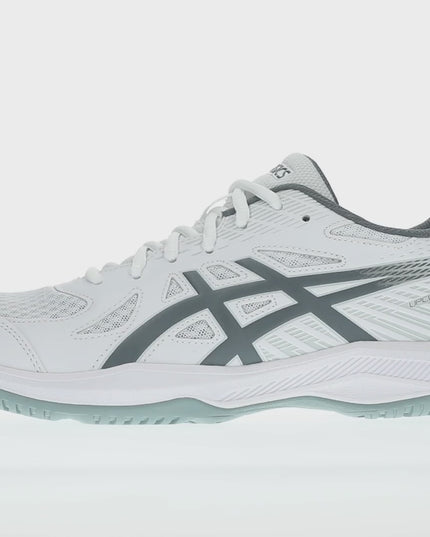Asics Upcourt 6 white / steel grey video